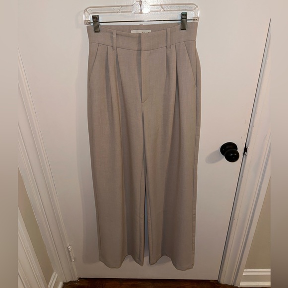Abercrombie Tailored Wide Leg Pants - Picture 3 of 5